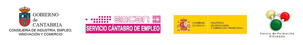 Gobierno de Cantabria, Servicio Cántabro de Empleo (EMCAN), Ministerio de Educación y Formación Profesional y Centro de Formación Piélagos